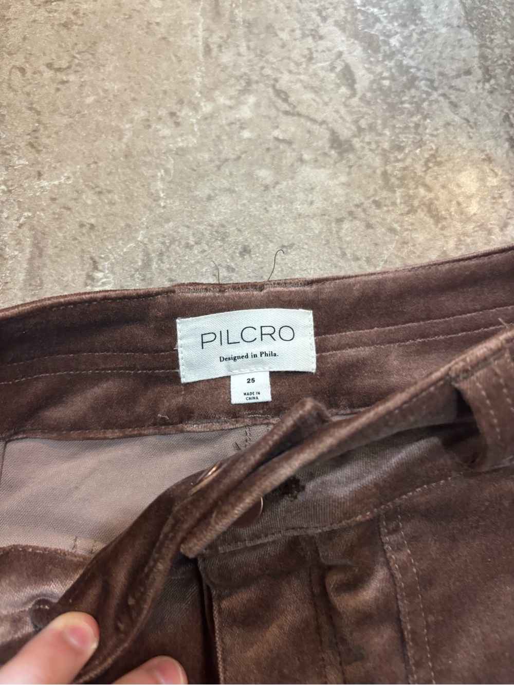 Anthropology Pilcro The Wanderer brown jeans NWT - Picture 4 of 7